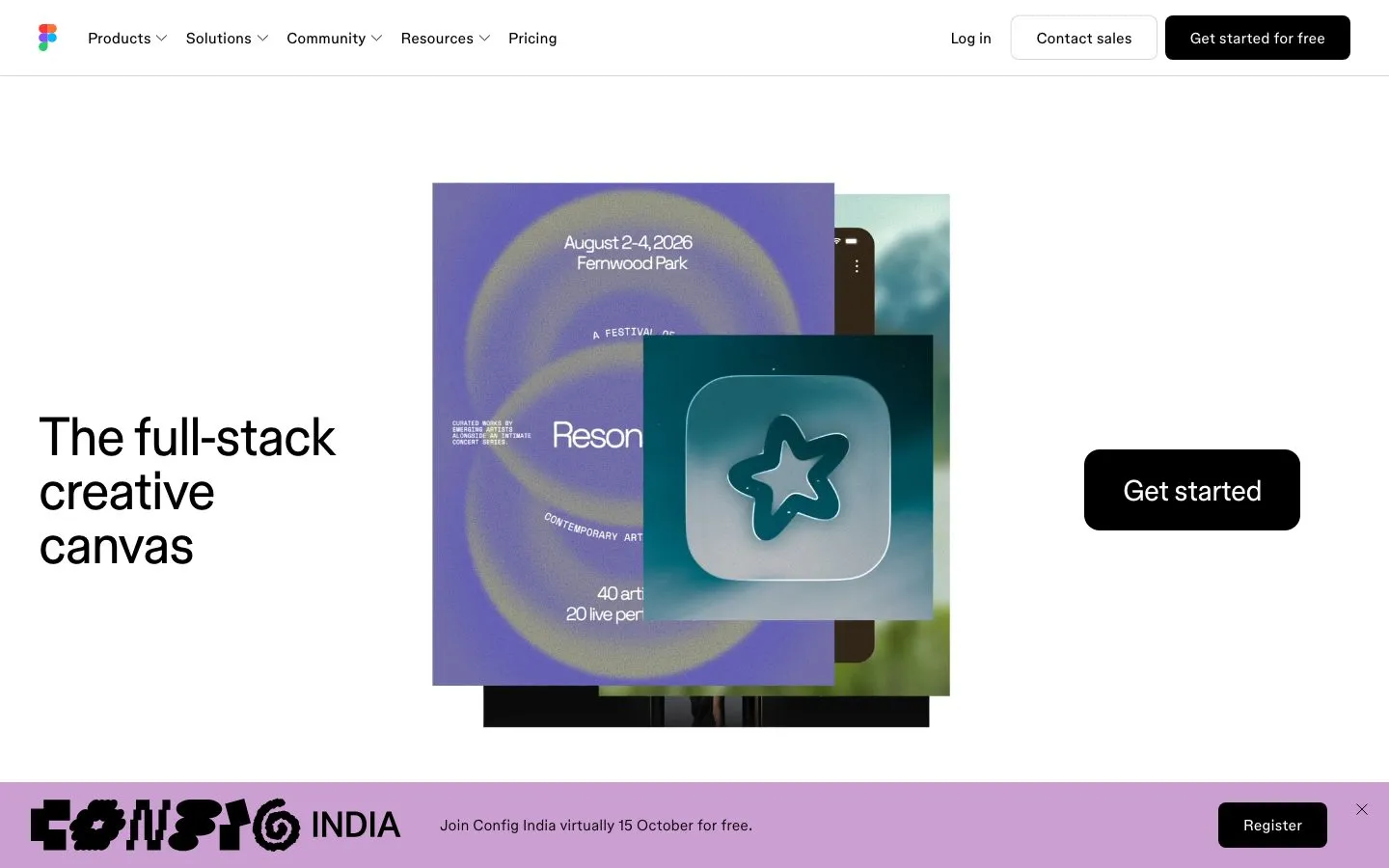 Figma homepage, captured 2026-10-05