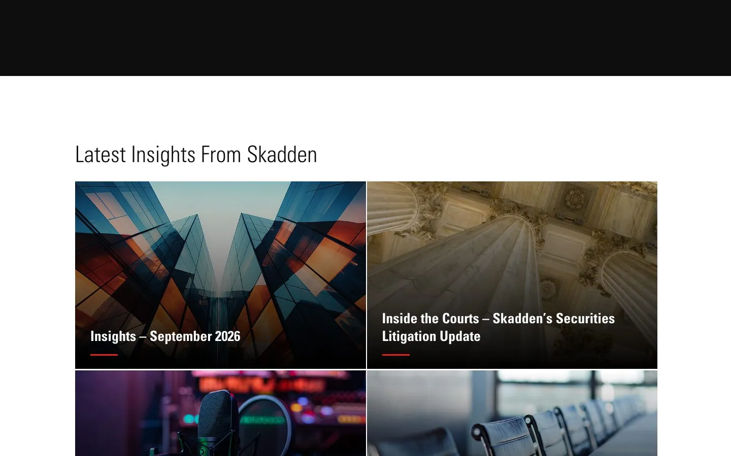 Skadden homepage at 1440x900, captured 2026-10-06