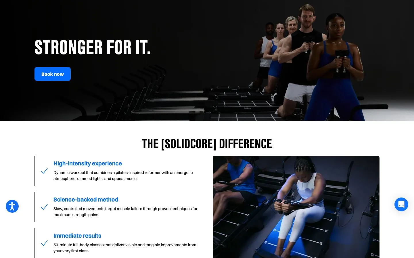 solidcore homepage at 1440x900, captured 2026-10-06
