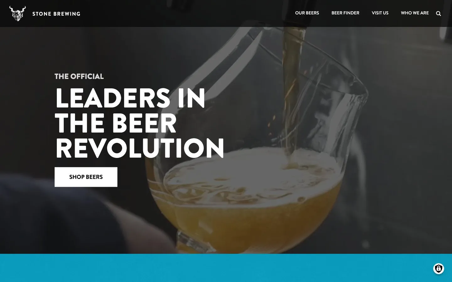 Stone Brewing homepage at 1440x900, captured 2026-10-06